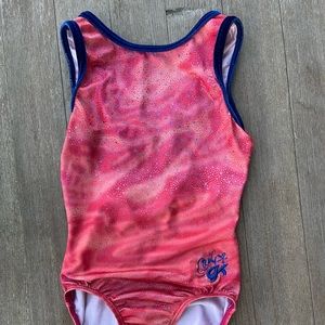 cute salmon gymnastics leo